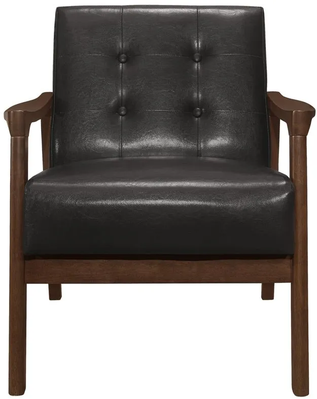 Cecily Accent Chair in Dark Brown by Homelegance