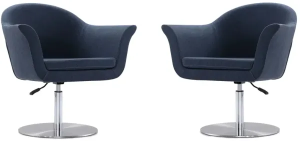 Voyager Swivel Adjustable Accent Chair (Set of 2)
