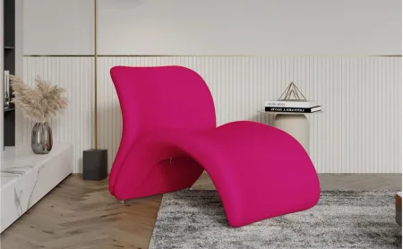 Rosebud Accent Chair in Fuchsia by Manhattan Comfort