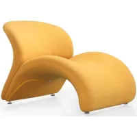 Rosebud Accent Chair in Yellow by Manhattan Comfort