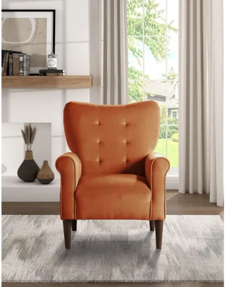 Saratoga Accent Chair in Orange by Homelegance