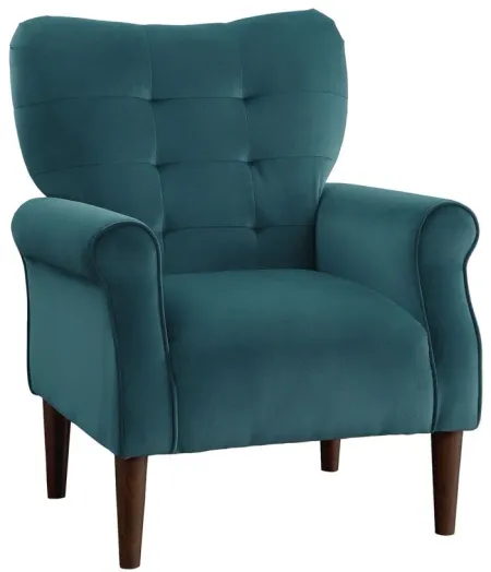 Saratoga Accent Chair in Teal by Homelegance