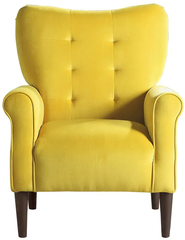 Saratoga Accent Chair in Yellow by Homelegance