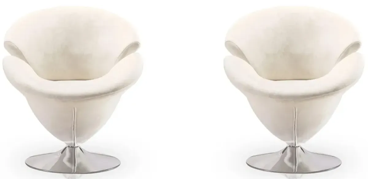 Tulip Swivel Accent Chair (Set of 2)