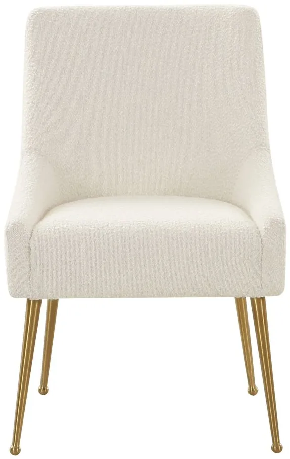 Beatrix Boucle Side Chair in Cream by Tov Furniture
