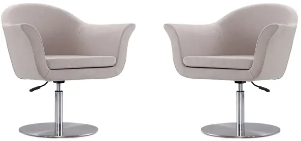 Voyager Swivel Adjustable Accent Chair (Set of 2)