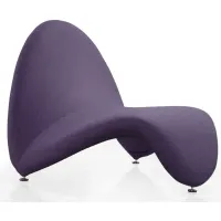 MoMa Accent Chair in Purple by Manhattan Comfort