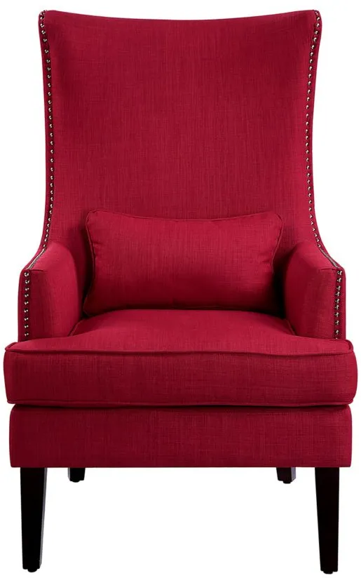 Arianna Wingback Chair in Red by Homelegance