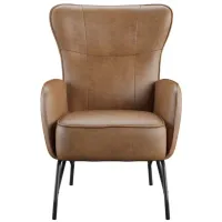 Franky Accent Chair in Badlands Saddle by Emerald Home Furnishings