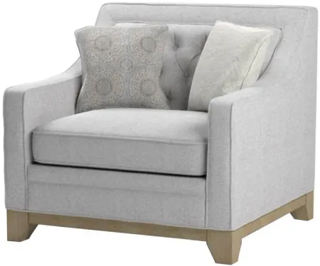 Jaizel Accent Chair in Wickham Gray by Emerald Home Furnishings