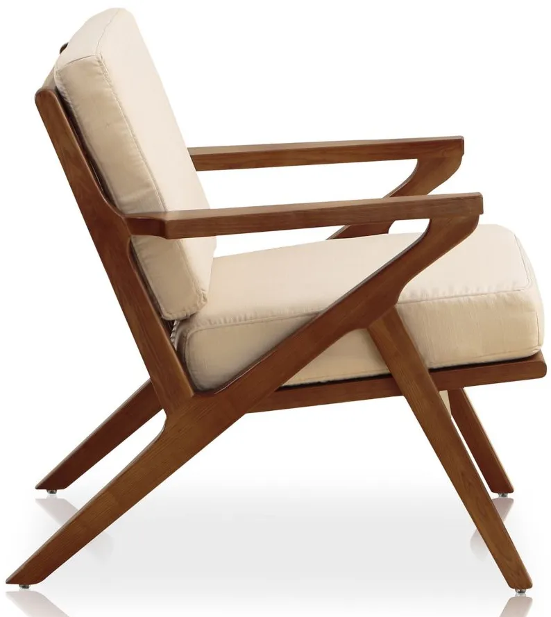 Martelle Chair in Cream and Amber by Manhattan Comfort