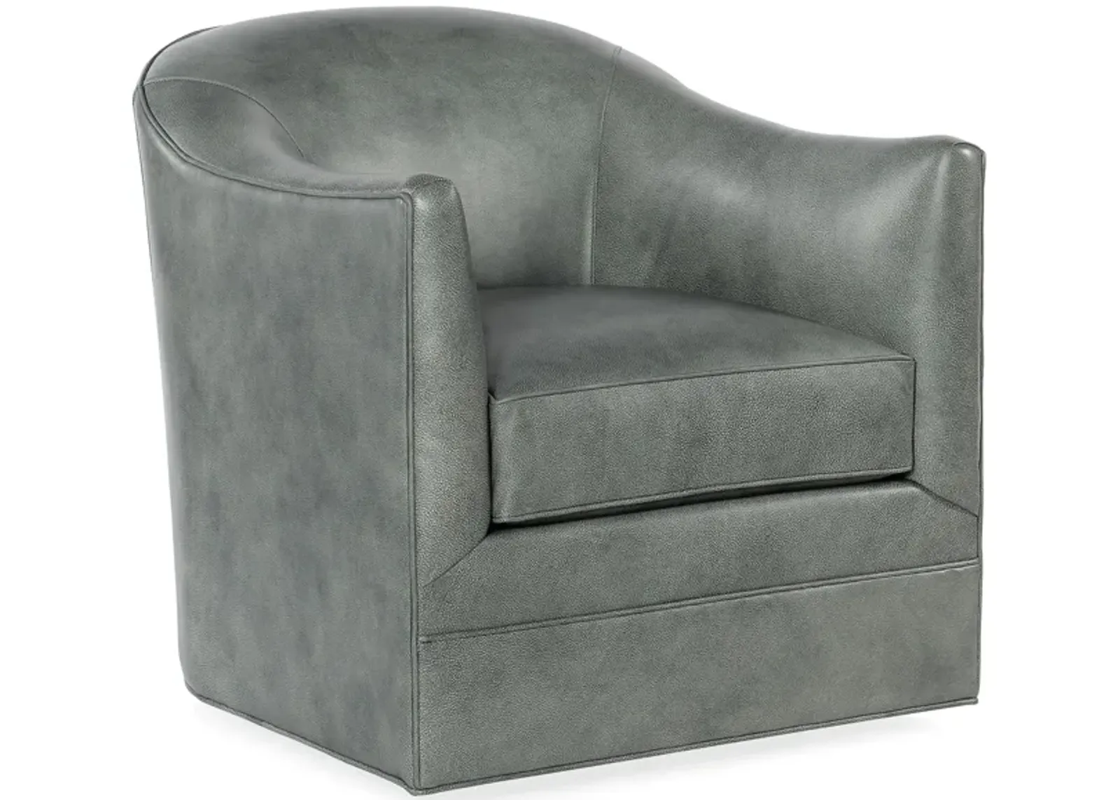 Gideon Swivel Club Chair in Landscape Frozen Valley by Hooker Furniture