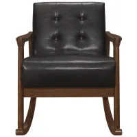 Carlson Rocking Chair in Dark Brown by Homelegance