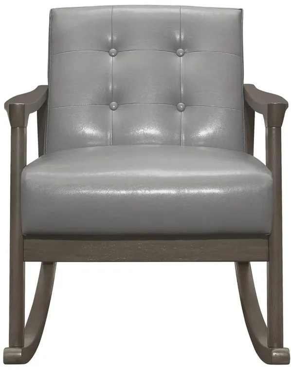 Carlson Rocking Chair in Gray by Homelegance