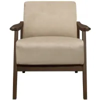 Lewiston Accent Chair in Light Brown by Homelegance