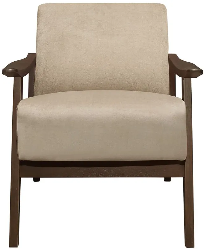 Lewiston Accent Chair in Light Brown by Homelegance