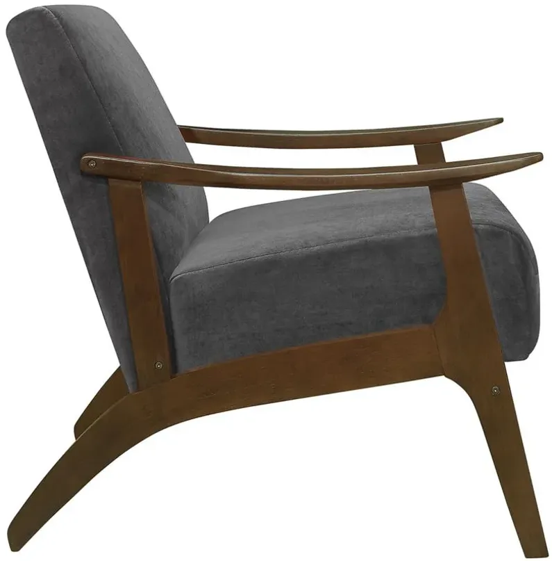 Lewiston Accent Chair in Dark Gray by Homelegance