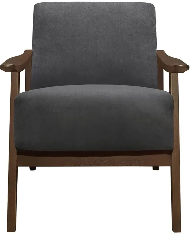 Lewiston Accent Chair in Dark Gray by Homelegance