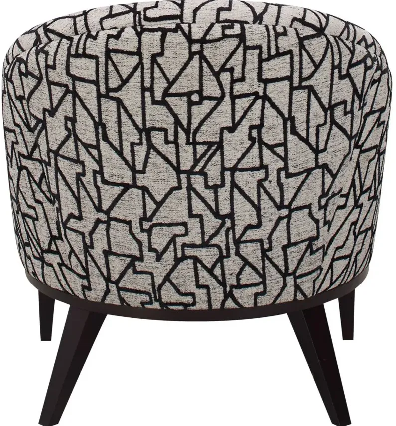 Mirasol Accent Chair in Black;Gold;Silver by H.M. Richards