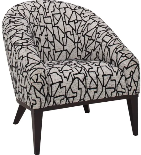 Mirasol Accent Chair in Black;Gold;Silver by H.M. Richards