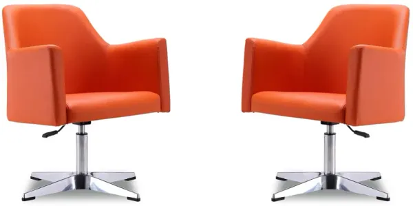 Pelo Adjustable Height Swivel Accent Chair (Set of 2)