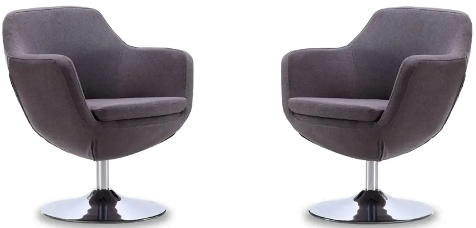 Caisson Swivel Accent Chair (Set of 2)