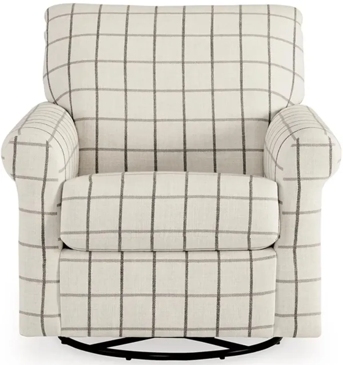 Davinca Swivel Accent Chair in Charcoal by Ashley Furniture