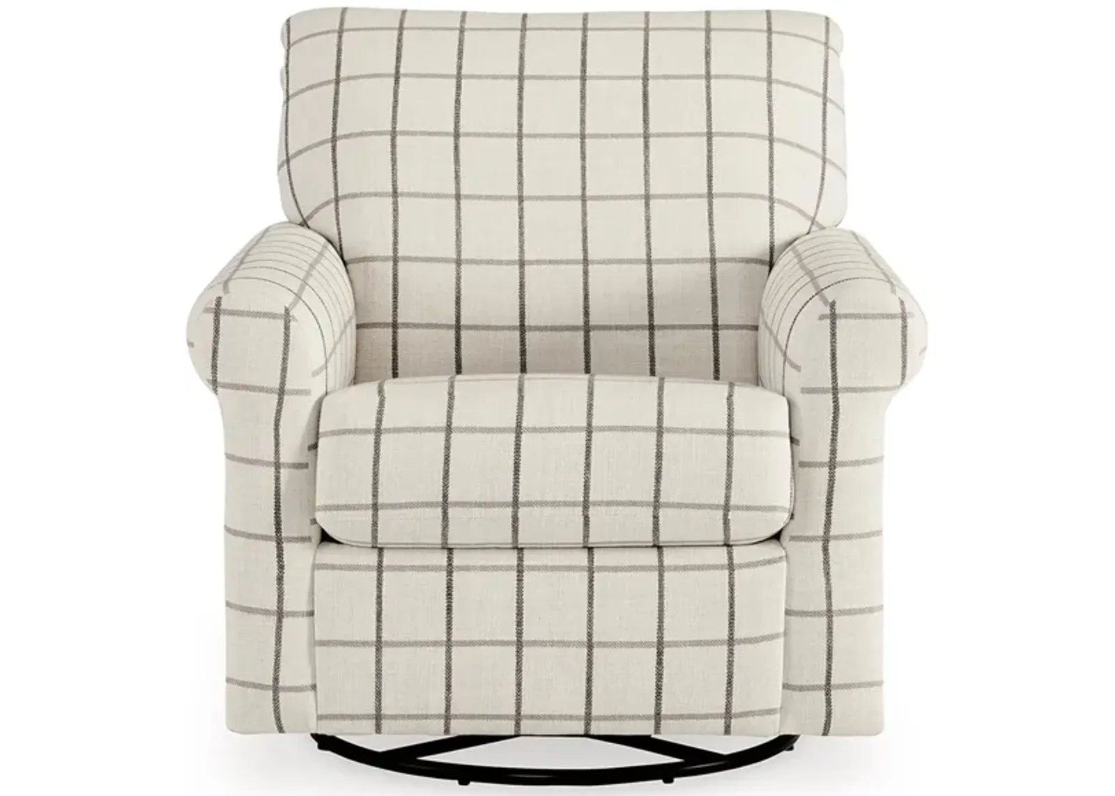 Davinca Swivel Accent Chair in Charcoal by Ashley Furniture