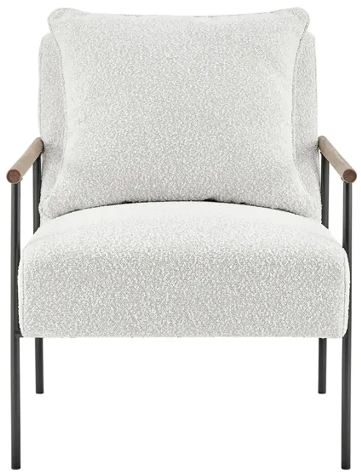 Quinton Accent Chair in Boucle Beige by New Pacific Direct