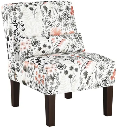 Merry Chair in Winter Botanical Red by Skyline