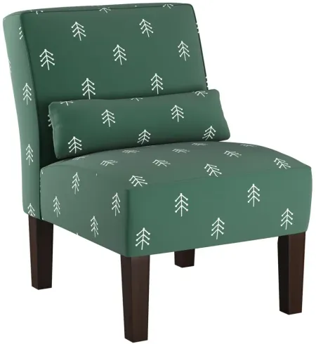 Merry Chair in Line Tree Evergreen by Skyline