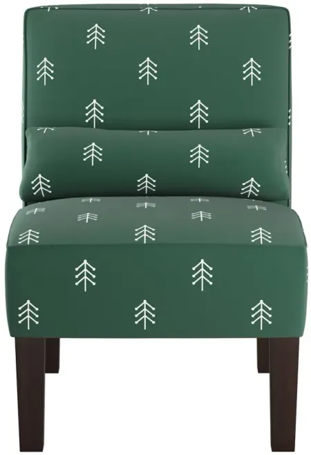 Merry Chair in Line Tree Evergreen by Skyline