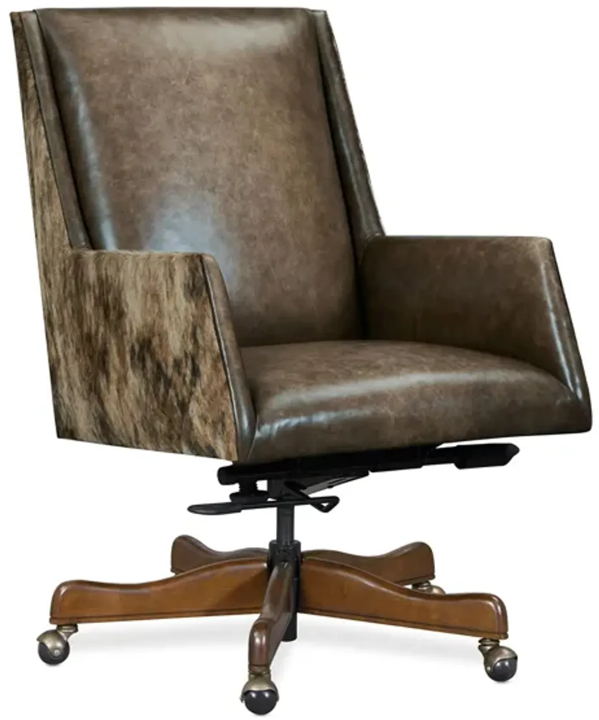 Rives Executive Swivel Tilt Chair in Brown by Hooker Furniture