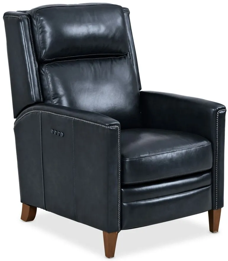 Shaw Power Recliner in Blue by Hooker Furniture