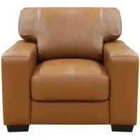 Bordeaux Leather Armchair in Tan by Primo International