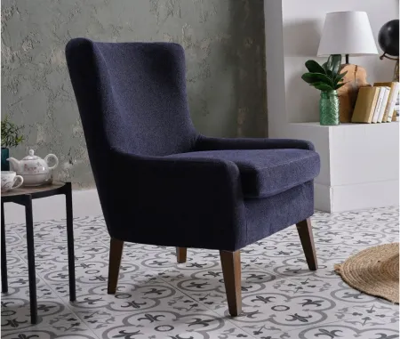 Cayon Accent Chair in REVERE NAVY by HUDSON GLOBAL MARKETING USA