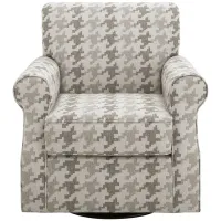 Shiloh Swivel Chair in Beige by Fusion Furniture