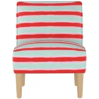 Merry Chair in Brush Stripe Mint by Skyline