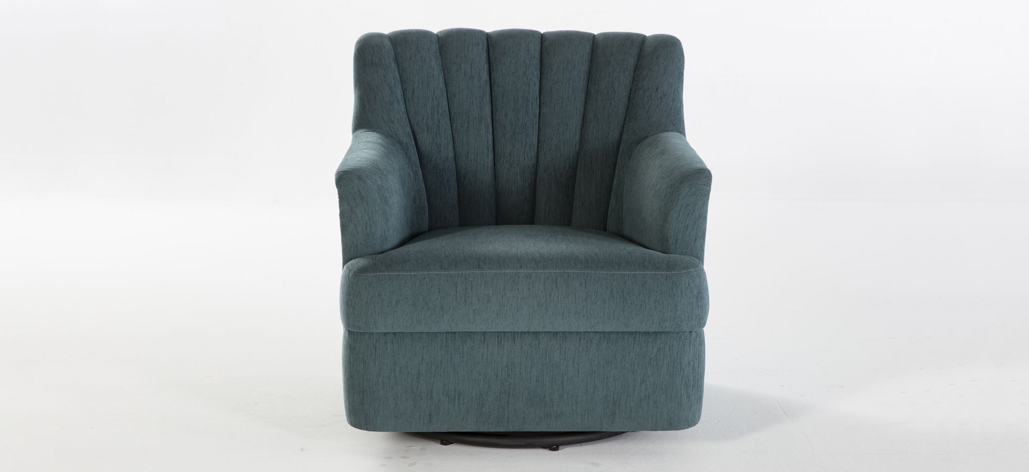 Urbane Swivel Chair in URBANE PETROL BLUE by HUDSON GLOBAL MARKETING USA