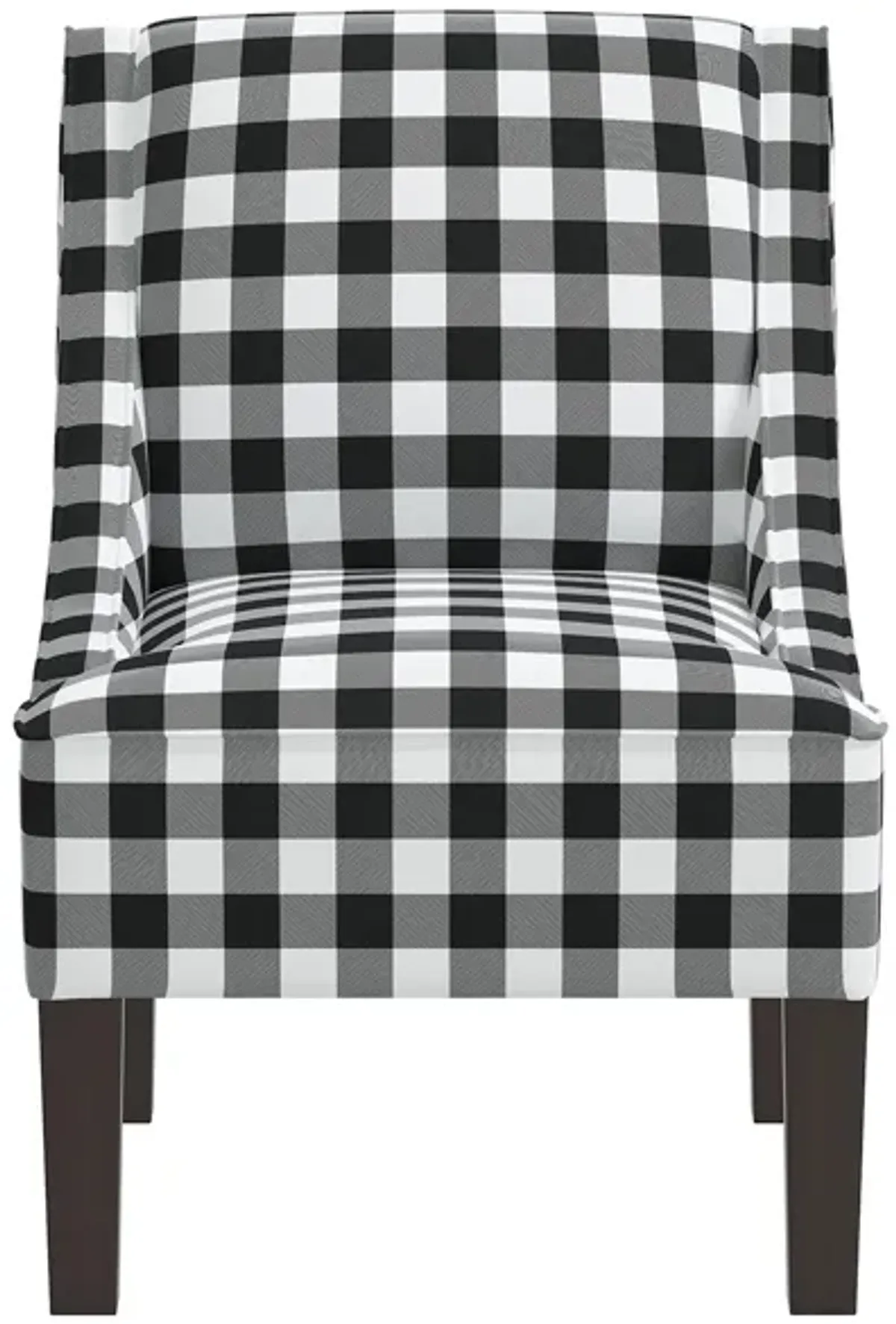 Merry Chair in Classic Gingham Black by Skyline