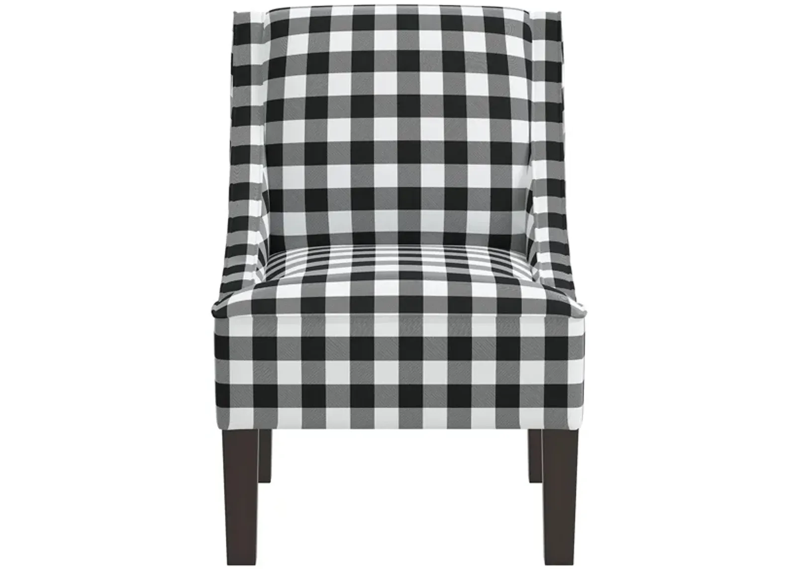 Merry Chair in Classic Gingham Black by Skyline