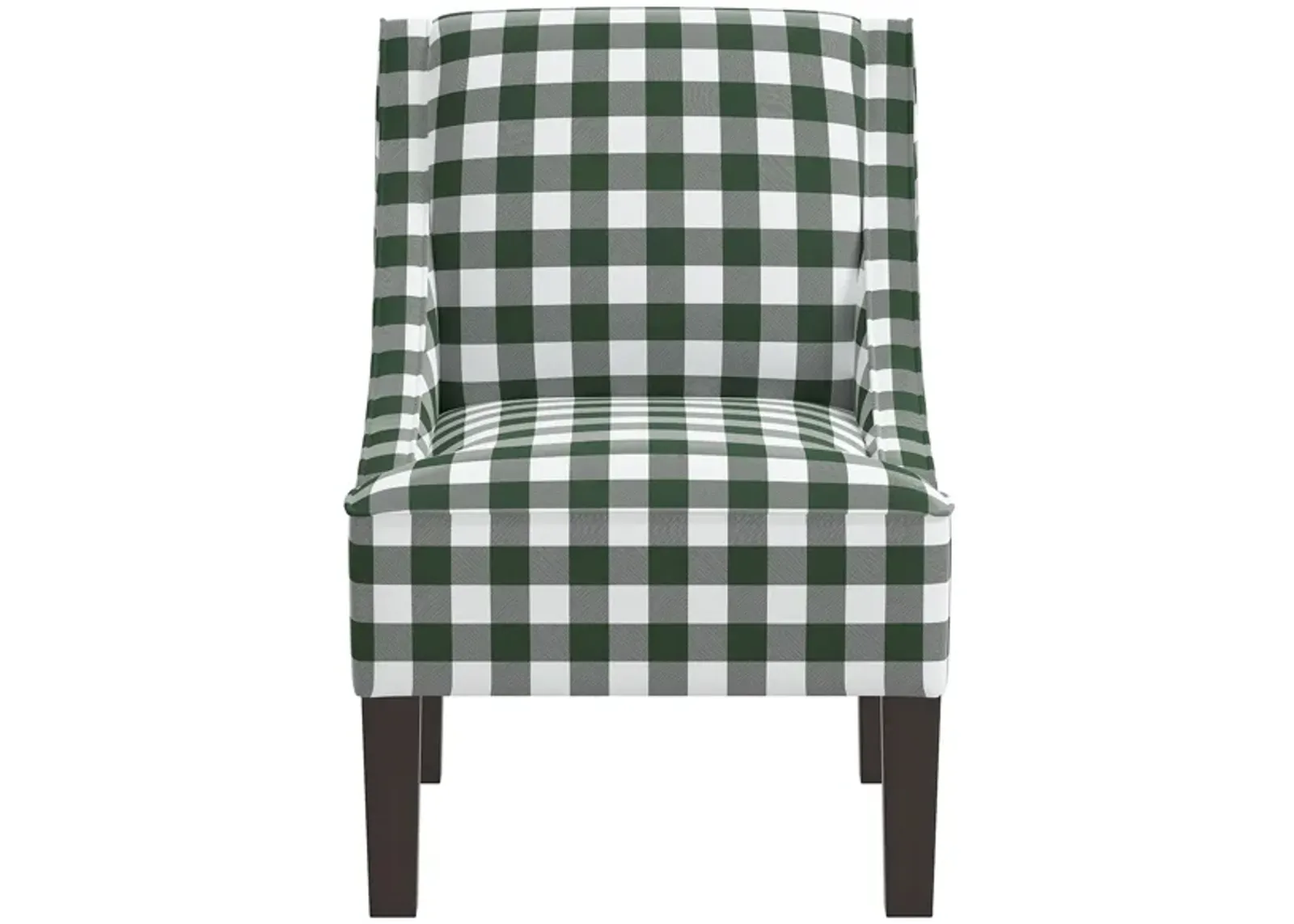 Merry Chair in Classic Gingham Evergreen by Skyline