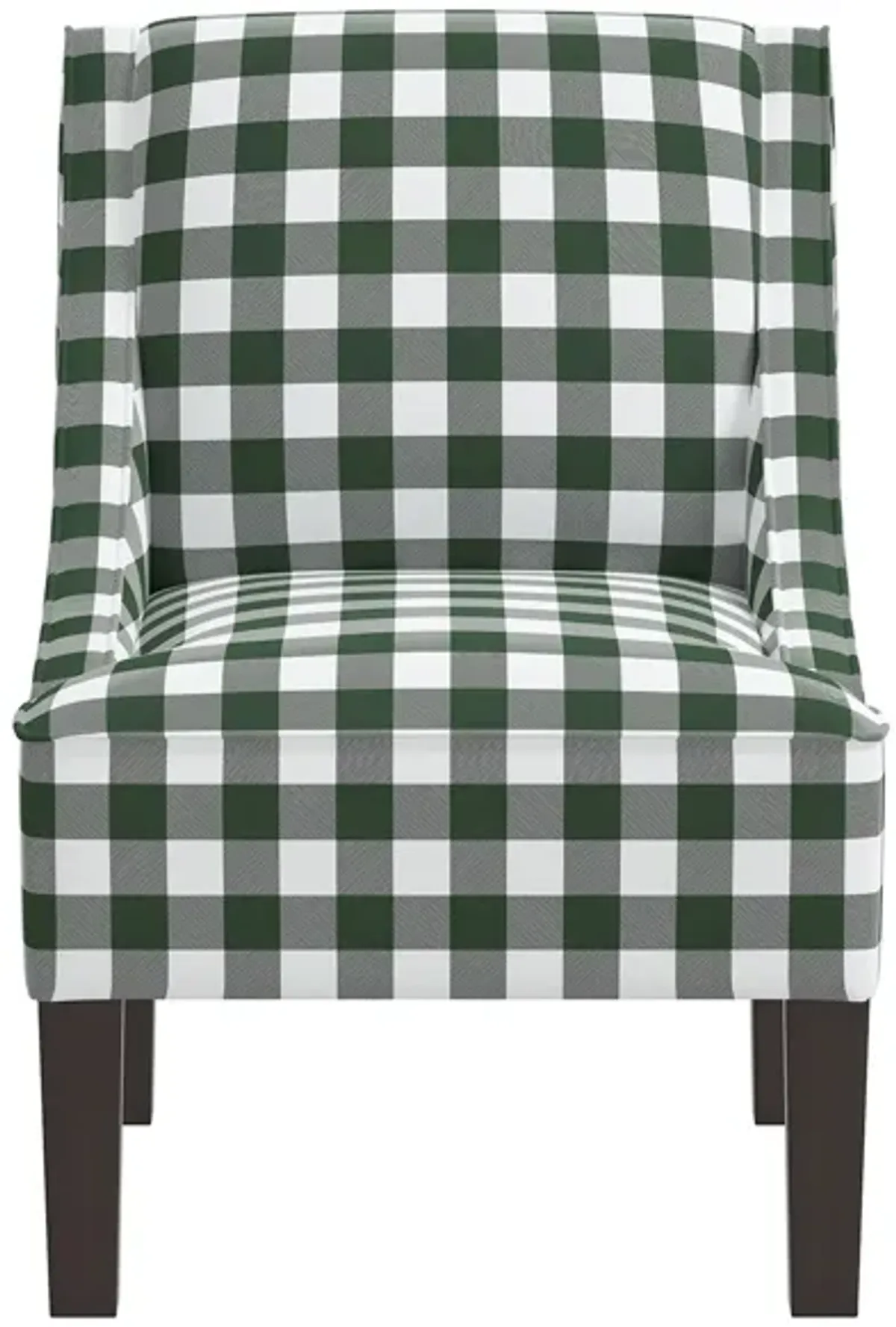 Merry Chair in Classic Gingham Evergreen by Skyline