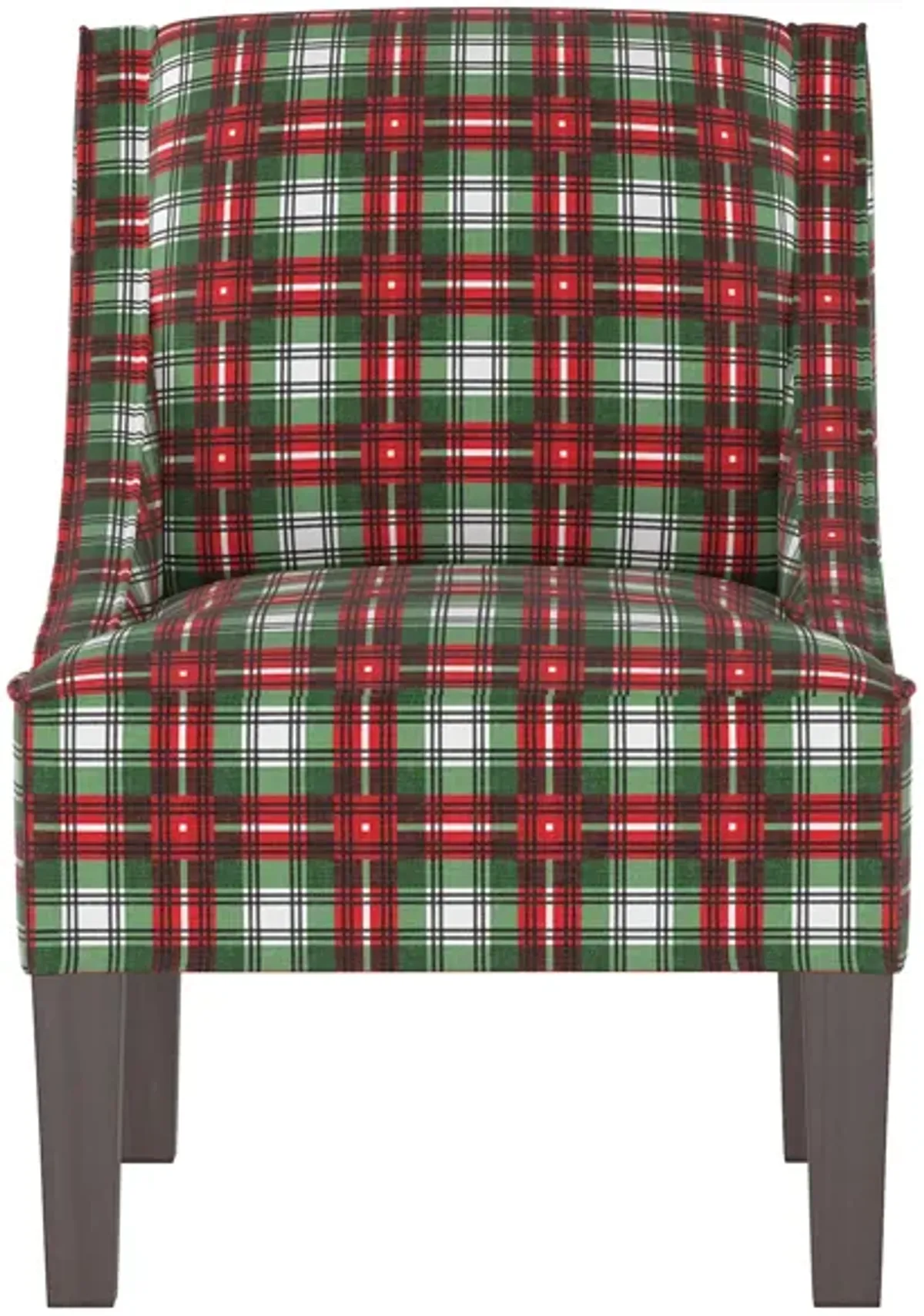 Merry Chair in Nicolas Plaid Green by Skyline