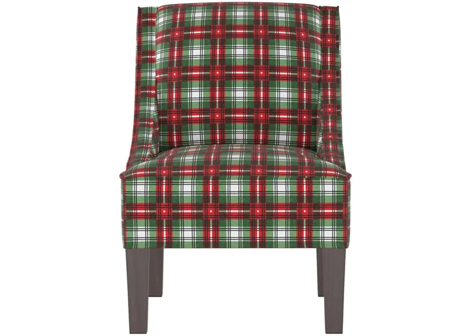 Merry Chair in Nicolas Plaid Green by Skyline