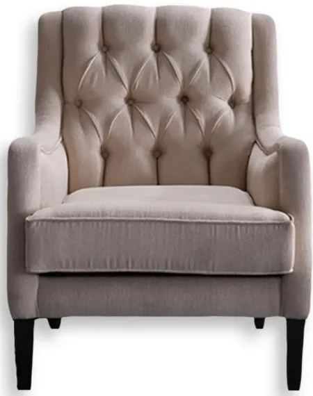 Pearle Accent Armchair in PEARLE CREAM by HUDSON GLOBAL MARKETING USA