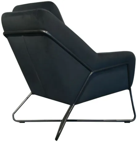 Romeo Accent Chair in Dark Grey Velvet by LH Imports Ltd