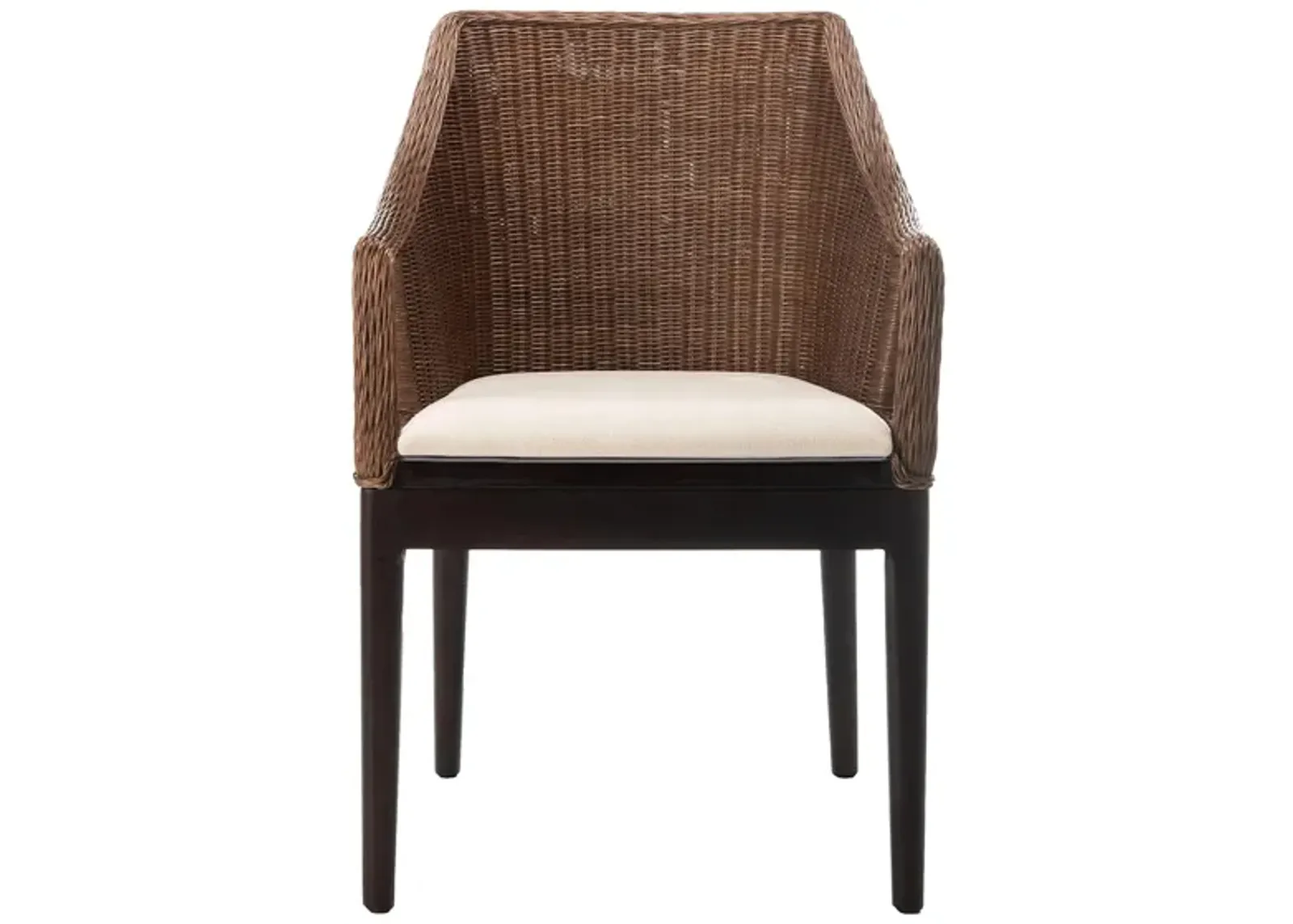 Marlon Arm Chair in Brown by Safavieh