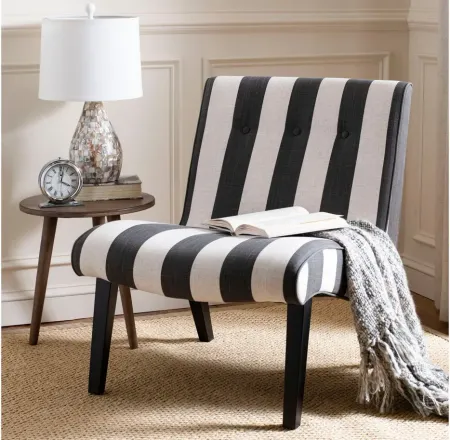 Libby Chair in Black/White by Safavieh