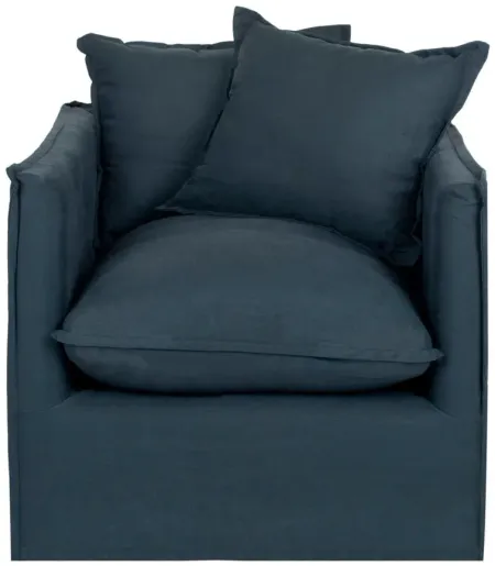 Landyn Arm Chair in Blue by Safavieh